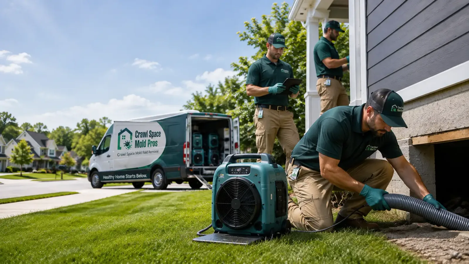 Crawl Space Mold Removal in Clarksburg, MO